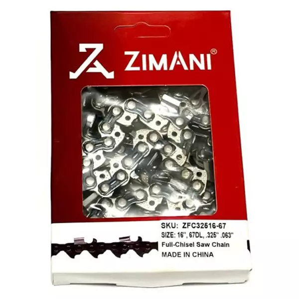 Цепь ZimAni 16" 0,325" 1,6 мм 67 звеньев (ZFC32516-67)
