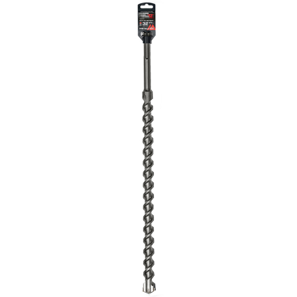 Бур METALLICA Ultra SDS-Max 32 х 670/530 мм, Х-напайка, 2 спирали (906248)