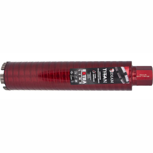 Коронка алмазная DIAM САСС Extra Line Titan 72 мм 1 1/4 армированный бетон (313024)
