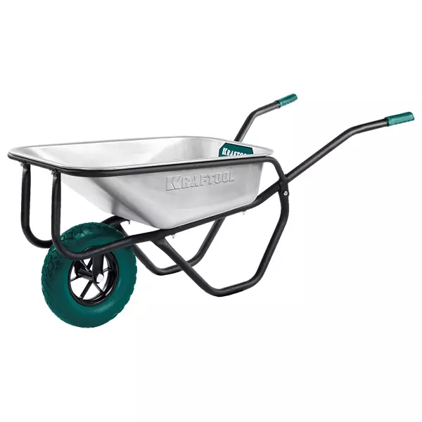Тачка строительная одноколесная KRAFTOOL MAXDrive-1 110л, 260 кг (39862)