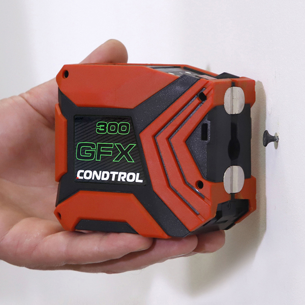 Нивелир лазерный CONDTROL GFX300 30/60 м, ±0,3 мм/м, зеленый луч, 3,7В 3000 мАч Li-Ion (1-2-220)