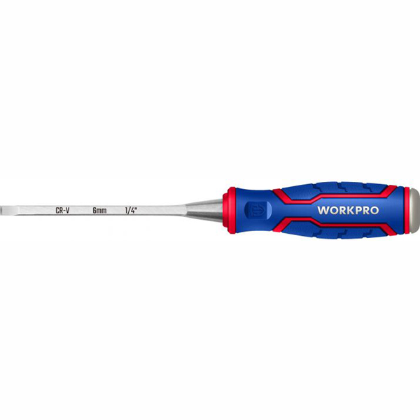 Стамеска-долото WORKPRO HEAVY DUTY 6 мм (WP243004)