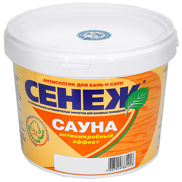 Антисептик антимикробный СЕНЕЖ САУНА для бань и саун 2,5 кг