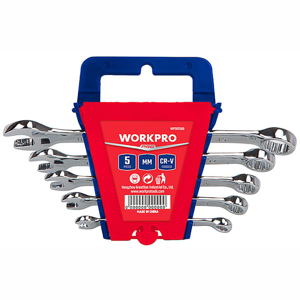 Набор ключей комбинированных WORKPRO 5 шт (WP202500)