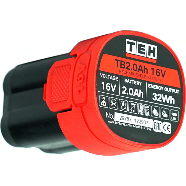 Аккумулятор TEH 16В 2,0 Ач (TB2.0Ah 16V)