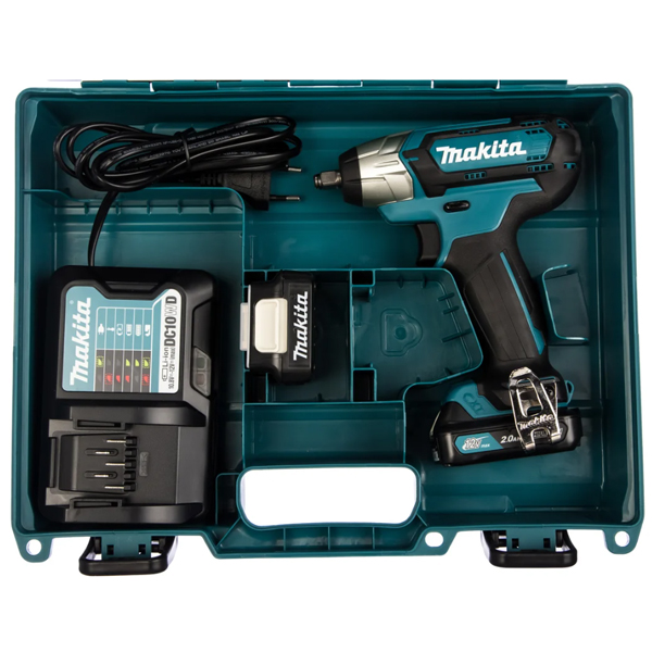 Гайковерт аккумуляторный ударный Makita TW 140 DWAE 2 х 2,0 Ач (TW140DWAE)