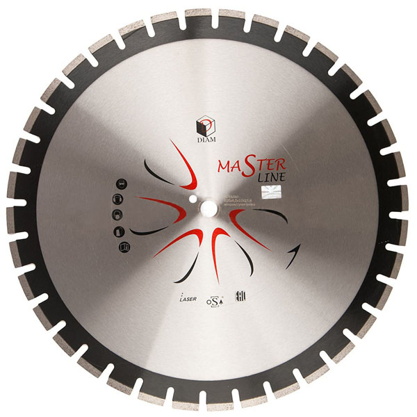 Диск алмазный DIAM Master Line 600 х 25,4 мм асфальт (000491)