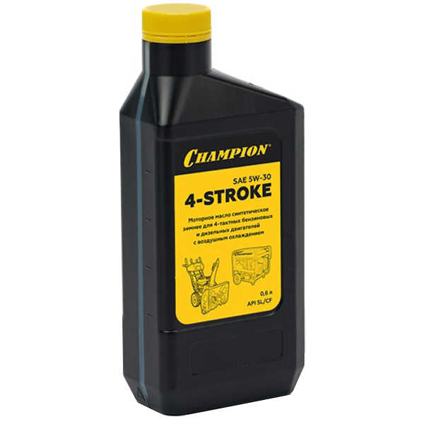 Масло для четырехтактных двигателей синтетическое зимнее CHAMPION SAE 5W30 API SL/CF 0,6 л (952855)