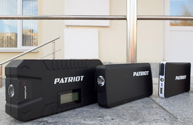 Обзор пусковых многофункциональных аккумуляторов PATRIOT