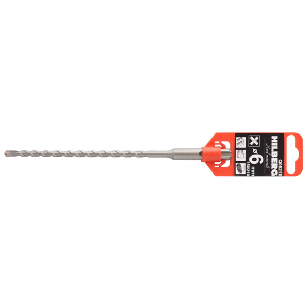Бур HILBERG Quadro SDS-plus 6,0 х 210 мм (Q06210)