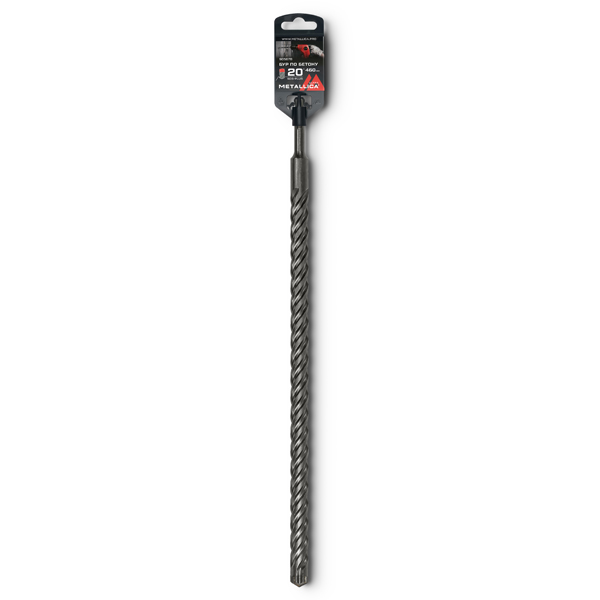 Бур METALLICA Ultra SDS-Plus 20 х 460/400 мм, Х-напайка, 4 спирали (905678)
