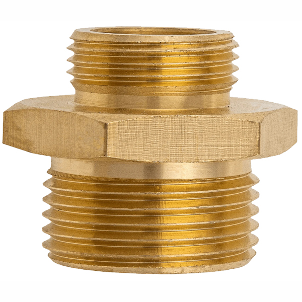 Переходник DENZEL с наружной резьбой G3/4" М - G1" М (97273)