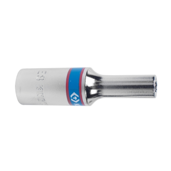 Головка торцевая KING TONY глубокая TORX E-стандарт 3/8" E8 (327508M)