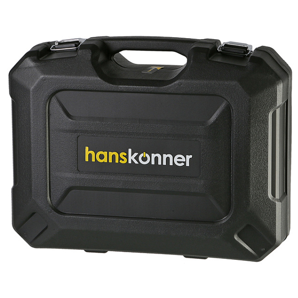 Шлифмашина аккумуляторная угловая Hanskonner HAG1812BLE 1 х 4,0 Ач в кейсе (HAG1812BLE)