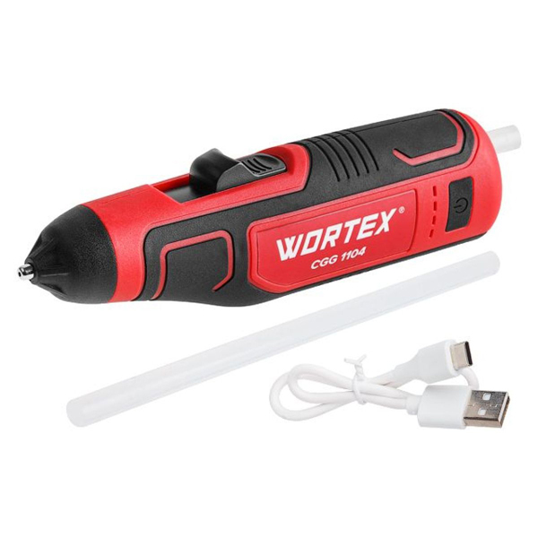 Пистолет аккумуляторный клеевой WORTEX CGG 1104 (1334530)