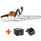 Пила цепная аккумуляторная STIHL MSA 140 C-BQ шина 30 см с AK30 и AL101, с дефектом (12540115858)