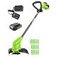 Триммер аккумуляторный Greenworks G24LT251 1 х 2,0 Ач (2113307SA)